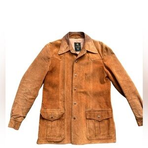 Jeno de paris by Montreal vintage suede leather jacket size 38.